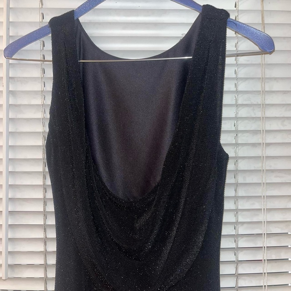 Elegant Black Sleeveless Dress